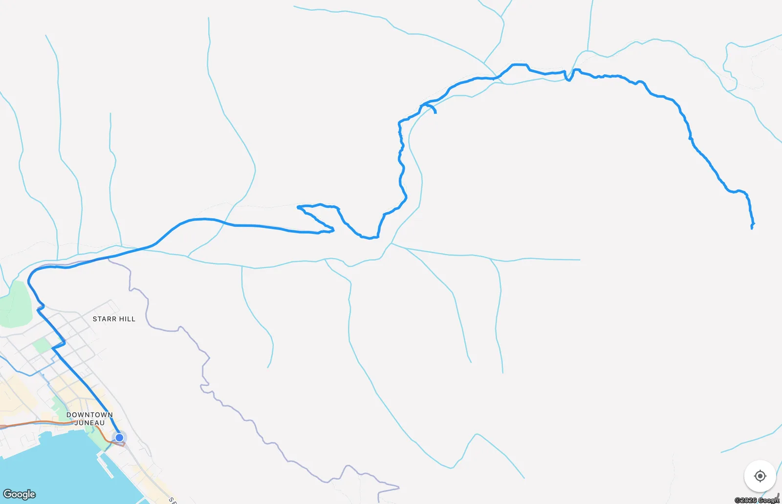 Route map for the Perseverance Trail tour