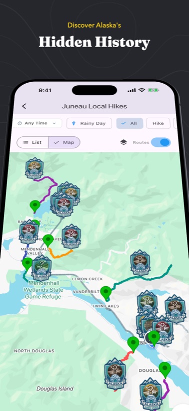 Alaska Audio Guide app screenshot