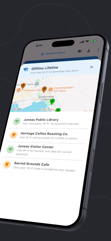 Alaska Audio Guide app screenshot
